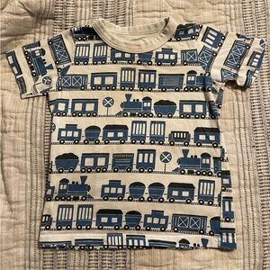 Winter Water Factory Organic Cotton Train Shirt 4T